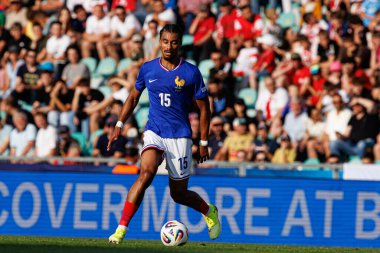 Jean-Matteo Bahoya, UEFA Euro U-21 2025 maçında Fransa ve Polonya milli takımları arasında görüldü (Maciej Rogowski)