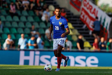 Andy Diouf UEFA Euro U-21-2025 maçında Fransa ve Polonya milli takımları arasında görüldü (Maciej Rogowski)