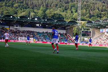 Andy Diouf UEFA Euro U-21-2025 maçında Fransa ve Polonya milli takımları arasında görüldü (Maciej Rogowski)