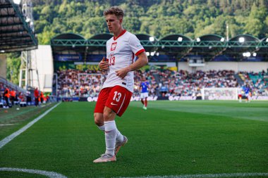 Filip Luberecki, Fransa ve Polonya milli takımları arasında oynanan UEFA U-21 2025 maçında görüldü (Maciej Rogowski)