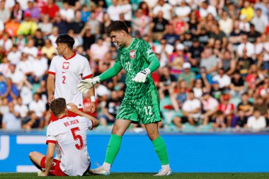 Lukasz Bejger ve Kacper Trelowski, UEFA Euro U-21 2025 maçında Fransa ve Polonya milli takımları arasında görüldü (Maciej Rogowski)