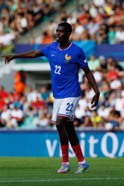 Thierno Barry, Fransa ve Polonya milli takımları arasında oynanan UEFA U-21-2025 maçında görüldü (Maciej Rogowski)