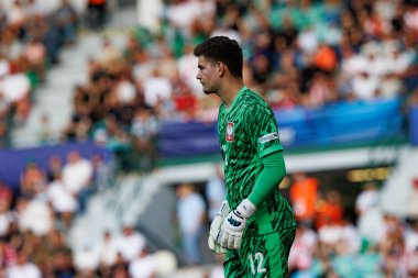 Kacper Trelowski, Fransa ve Polonya milli takımları arasında oynanan UEFA U-21 2025 maçında görüldü (Maciej Rogowski)