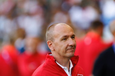 Adam Majewski, UEFA Euro U-21-2025 maçında Fransa ve Polonya milli takımları arasında görüldü (Maciej Rogowski)
