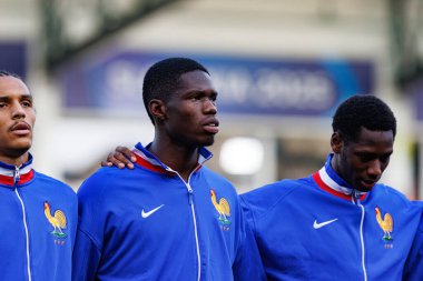 Thierno Barry, Fransa ve Polonya milli takımları arasında oynanan UEFA U-21-2025 maçında görüldü (Maciej Rogowski)