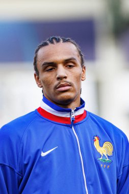 Kiliann Sildillia, Fransa ve Polonya milli takımları arasında oynanan UEFA U-21-2025 maçında görüldü (Maciej Rogowski)