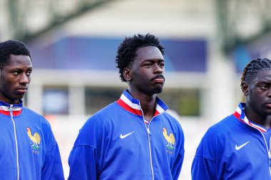 Soungoutou Magassa, UEFA Euro U-21 2025 maçında Fransa ve Polonya milli takımları arasında görüldü (Maciej Rogowski)