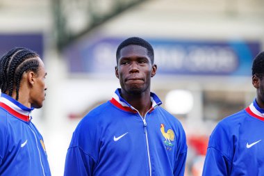 Thierno Barry, Fransa ve Polonya milli takımları arasında oynanan UEFA U-21-2025 maçında görüldü (Maciej Rogowski)