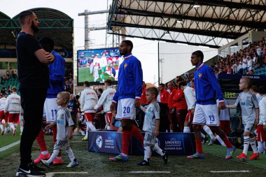 Andy Diouf UEFA Euro U-21-2025 maçında Fransa ve Polonya milli takımları arasında görüldü (Maciej Rogowski)