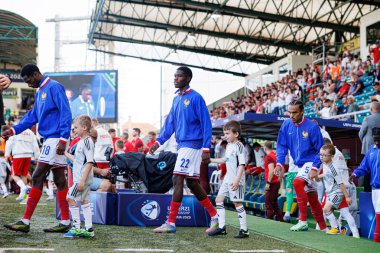 Thierno Barry, Fransa ve Polonya milli takımları arasında oynanan UEFA U-21-2025 maçında görüldü (Maciej Rogowski)