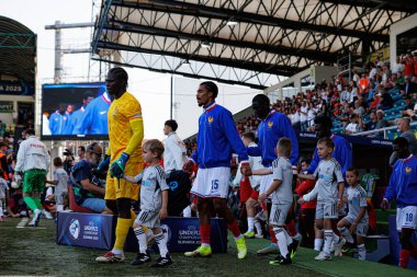 Nathan Zeze, Fransa ve Polonya milli takımları arasında oynanan UEFA U-21-2025 maçında görüldü (Maciej Rogowski)
