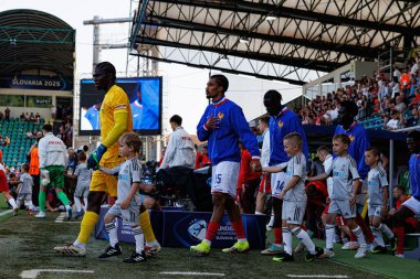 Nathan Zeze, Fransa ve Polonya milli takımları arasında oynanan UEFA U-21-2025 maçında görüldü (Maciej Rogowski)