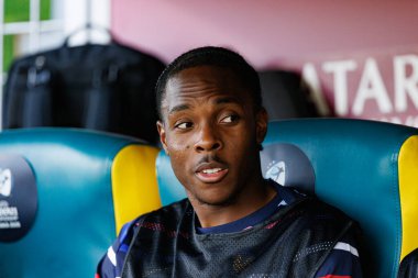 Mathys Tel, Fransa ve Polonya milli takımları arasında oynanan UEFA U-21-2025 maçında görüldü (Maciej Rogowski)