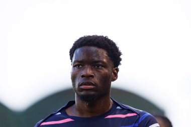 Lucien Agoume, Fransa ve Polonya milli takımları arasında oynanan UEFA U-21-2025 maçında görüldü (Maciej Rogowski)