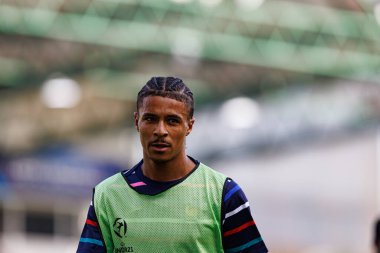 Jean-Matteo Bahoya, UEFA Euro U-21 2025 maçında Fransa ve Polonya milli takımları arasında görüldü (Maciej Rogowski)