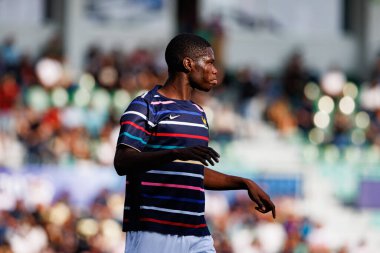 Thierno Barry, Fransa ve Polonya milli takımları arasında oynanan UEFA U-21-2025 maçında görüldü (Maciej Rogowski)