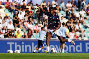 Thierno Barry, Fransa ve Polonya milli takımları arasında oynanan UEFA U-21-2025 maçında görüldü (Maciej Rogowski)
