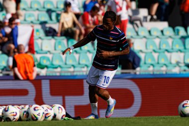 Wilson Odobert, Fransa ve Polonya milli takımları arasında oynanan UEFA Euro U-21 2025 maçında görüldü (Maciej Rogowski)