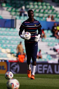 Justin Bengui UEFA Euro U-21-2025 maçında Fransa ve Polonya milli takımları arasında görüldü (Maciej Rogowski)