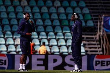 Fransa ve Polonya milli takımları arasında oynanan UEFA U-21-2025 maçında Fransa 'nın oyuncuları görülüyor (Maciej Rogowski)