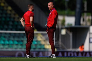 Adam Majewski, UEFA Euro U-21-2025 maçında Fransa ve Polonya milli takımları arasında görüldü (Maciej Rogowski)