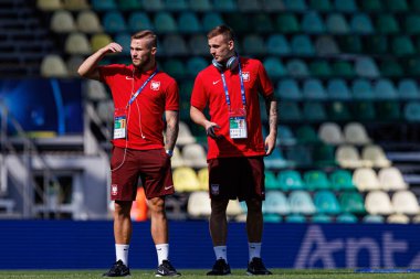Mariusz Fornalczyk ve Kacper Kozlowski, Fransa ve Polonya milli takımları arasında oynanan UEFA Euro U-21 2025 maçında görüldü (Maciej Rogowski)