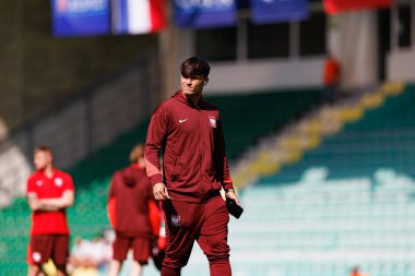Ariel Mosor, Fransa ve Polonya milli takımları arasında oynanan UEFA Euro U-21 2025 maçında görüldü (Maciej Rogowski)