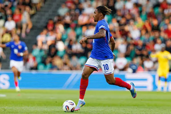 Wilson Odobert, Fransa ve Polonya milli takımları arasında oynanan UEFA Euro U-21 2025 maçında görüldü (Maciej Rogowski)