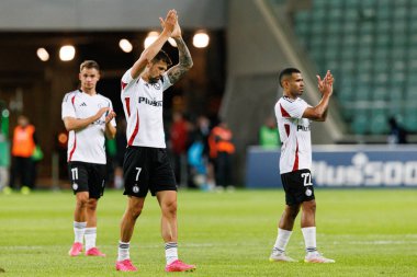Pawel Wszolek UEFA Avrupa Ligi 1. tur eleme maçında Stadion Miejski Legii Warszawa 'daki Legia Warszawa ve FK Aktobe takımları arasında oynandı (Maciej Rogowski)