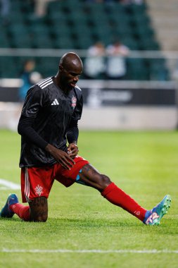 Gaby Kiki UEFA Avrupa Ligi 1. tur eleme maçında Legia Warszawa ve FK Aktobe takımları arasında Stadion Miejski Legii Warszawa 'da (Maciej Rogowski)