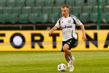 Patryk Kun, UEFA Avrupa Ligi 1. tur eleme maçında Legia Warszawa ve FK Aktobe takımları arasında Stadion Miejski Legii Warszawa 'da (Maciej Rogowski)