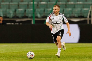 Patryk Kun, UEFA Avrupa Ligi 1. tur eleme maçında Legia Warszawa ve FK Aktobe takımları arasında Stadion Miejski Legii Warszawa 'da (Maciej Rogowski)