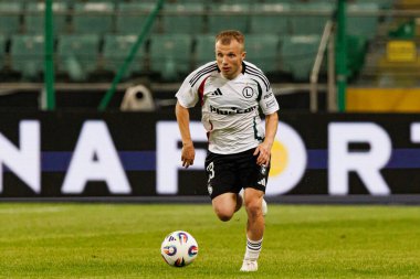 Patryk Kun, UEFA Avrupa Ligi 1. tur eleme maçında Legia Warszawa ve FK Aktobe takımları arasında Stadion Miejski Legii Warszawa 'da (Maciej Rogowski)