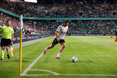 Pawel Wszolek UEFA Avrupa Ligi 1. tur eleme maçında Stadion Miejski Legii Warszawa 'daki Legia Warszawa ve FK Aktobe takımları arasında oynandı (Maciej Rogowski)