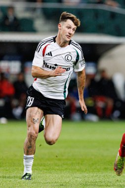 Marc Gual, UEFA Avrupa Ligi 1. tur eleme maçında Stadion Miejski Legii Warszawa 'da Legia Warszawa ve FK Aktobe takımları arasında oynandı (Maciej Rogowski)