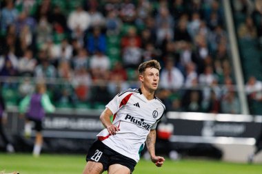 Marc Gual, UEFA Avrupa Ligi 1. tur eleme maçında Stadion Miejski Legii Warszawa 'da Legia Warszawa ve FK Aktobe takımları arasında oynandı (Maciej Rogowski)