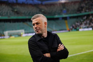Edward Iordanescu UEFA Avrupa Ligi 1. tur eleme maçında Legia Warszawa ve FK Aktobe takımları arasında Stadion Miejski Legii Warszawa 'da (Maciej Rogowski)