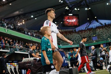 Marc Gual, UEFA Avrupa Ligi 1. tur eleme maçında Stadion Miejski Legii Warszawa 'da Legia Warszawa ve FK Aktobe takımları arasında oynandı (Maciej Rogowski)