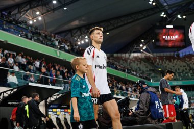 Marc Gual, UEFA Avrupa Ligi 1. tur eleme maçında Stadion Miejski Legii Warszawa 'da Legia Warszawa ve FK Aktobe takımları arasında oynandı (Maciej Rogowski)