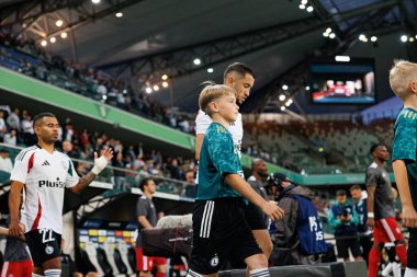 Vahan Bichakhchyan UEFA Avrupa Ligi 1. tur eleme maçında Stadion Miejski Legii Warszawa 'daki Legia Warszawa ve FK Aktobe takımları arasında oynandı (Maciej Rogowski)