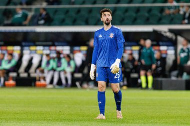 UEFA Avrupa Ligi 1. tur eleme maçında Andrei Vlad, Legia Warszawa ve FK Aktobe takımları arasında Stadion Miejski Legii Warszawa 'da (Maciej Rogowski)