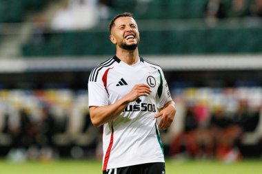 Vahan Bichakhchyan UEFA Avrupa Ligi 1. tur eleme maçında Stadion Miejski Legii Warszawa 'daki Legia Warszawa ve FK Aktobe takımları arasında oynandı (Maciej Rogowski)