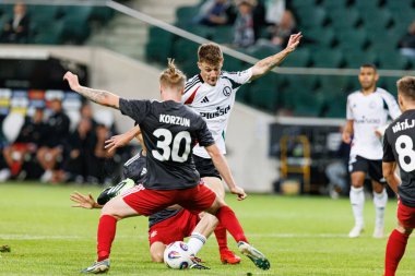 Marc Gual, UEFA Avrupa Ligi 1. tur eleme maçında Stadion Miejski Legii Warszawa 'da Legia Warszawa ve FK Aktobe takımları arasında oynandı (Maciej Rogowski)