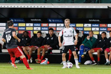 Patryk Kun, UEFA Avrupa Ligi 1. tur eleme maçında Legia Warszawa ve FK Aktobe takımları arasında Stadion Miejski Legii Warszawa 'da (Maciej Rogowski)
