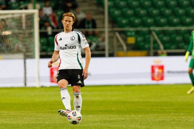 Radovan Pankov, UEFA Avrupa Ligi 1. tur eleme maçında Legia Warszawa ve FK Aktobe takımları arasında Stadion Miejski Legii Warszawa 'da (Maciej Rogowski)