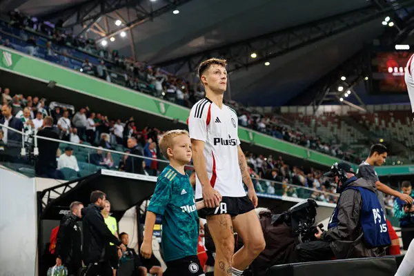 Marc Gual, UEFA Avrupa Ligi 1. tur eleme maçında Stadion Miejski Legii Warszawa 'da Legia Warszawa ve FK Aktobe takımları arasında oynandı (Maciej Rogowski)