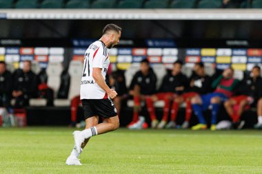 Vahan Bichakhchyan, UEFA Avrupa Ligi 1. tur eleme maçında Stadion Miejski Legii Warszawa 'da Legia Warszawa ve FK Aktobe takımları arasında attığı golü kutlarken görüldü (Maciej Rogowski)