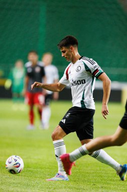 Bartosz Kapustka UEFA Avrupa Ligi 1. tur eleme maçında Legia Warszawa ve FK Aktobe takımları arasında Stadion Miejski Legii Warszawa 'da (Maciej Rogowski)