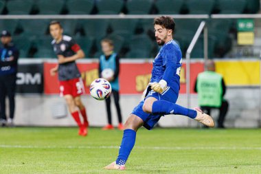 UEFA Avrupa Ligi 1. tur eleme maçında Andrei Vlad, Legia Warszawa ve FK Aktobe takımları arasında Stadion Miejski Legii Warszawa 'da (Maciej Rogowski)