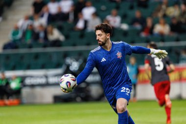 UEFA Avrupa Ligi 1. tur eleme maçında Andrei Vlad, Legia Warszawa ve FK Aktobe takımları arasında Stadion Miejski Legii Warszawa 'da (Maciej Rogowski)